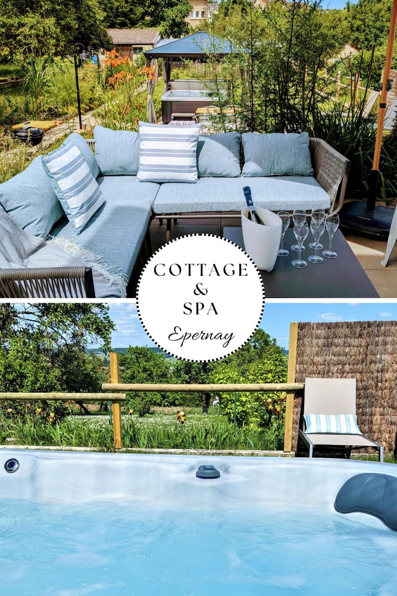 Le Cemarose: Spa, Jardin, Terrasse Et Jolie Vue Au Coeur D'Epernay Exterior photo